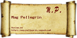 Mag Pellegrin névjegykártya